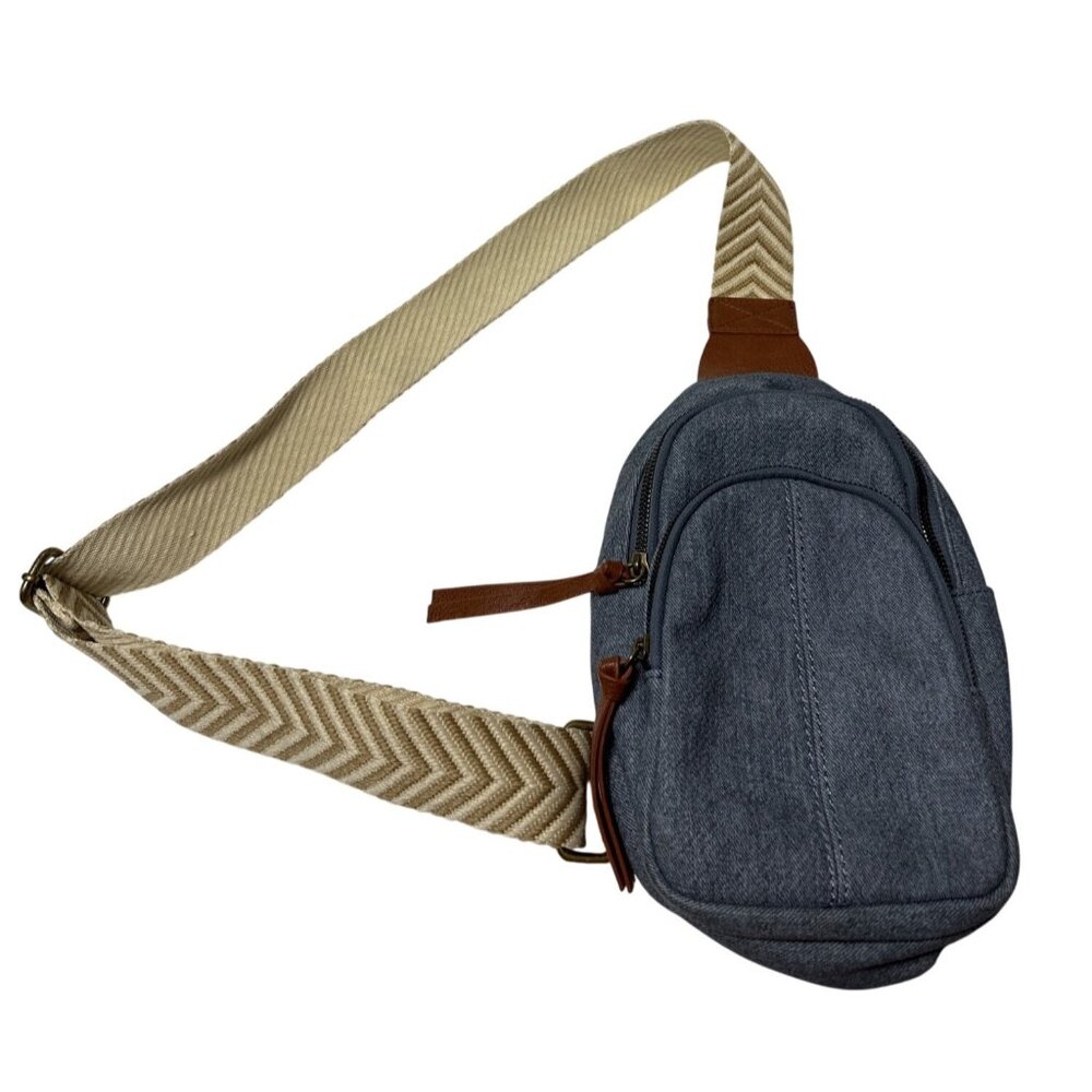 Sonoma Acosta Small Crossbody Sling Bag With Adjustable Chevron‎ Strap